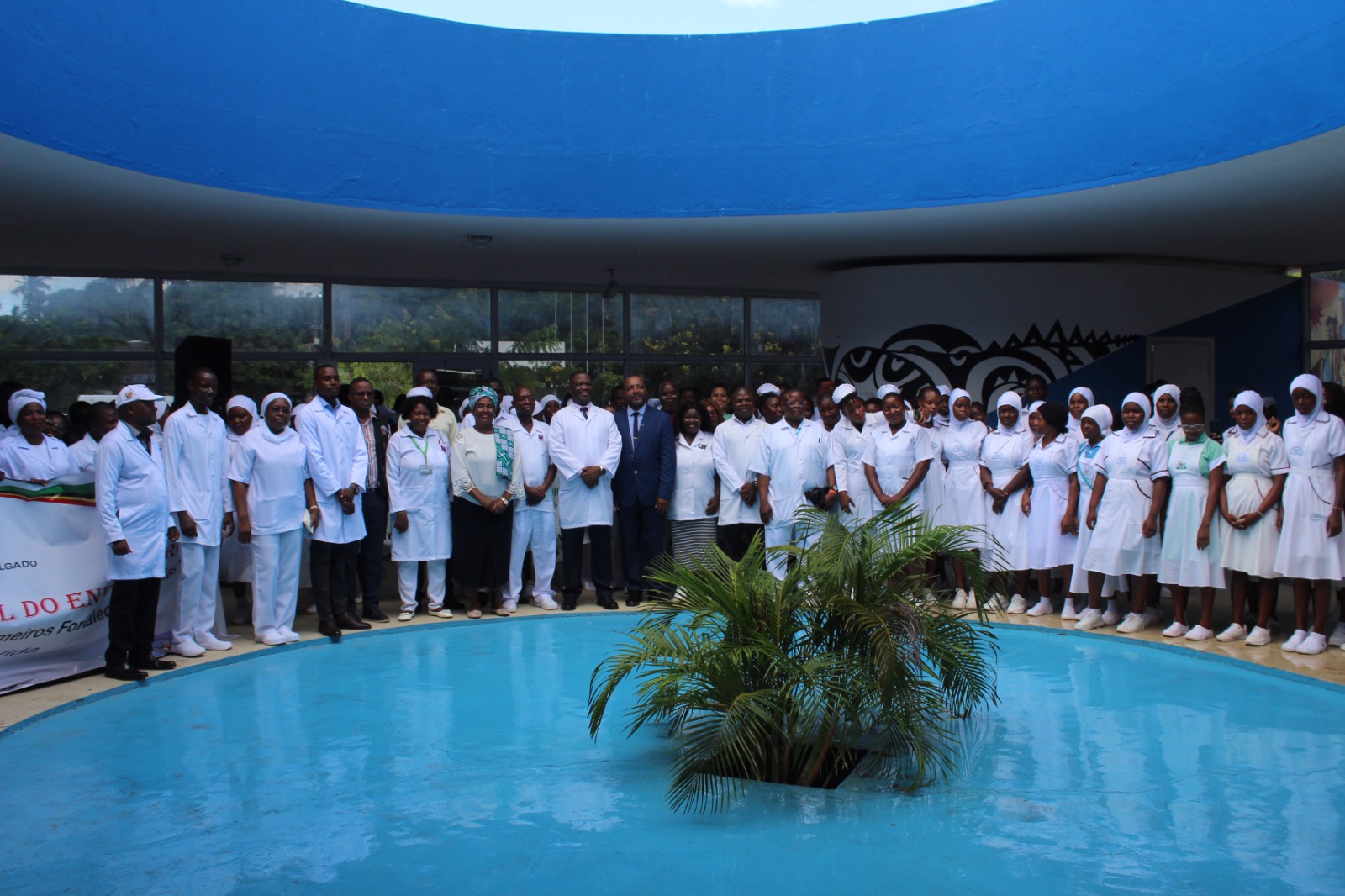 Vista da infraestrutura da escola